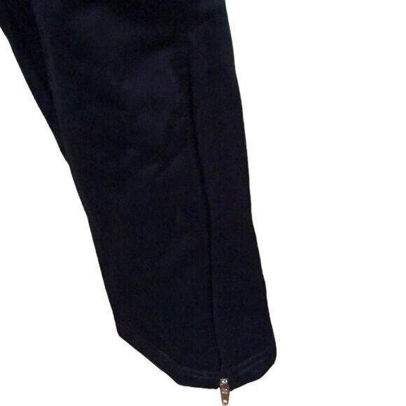 Georgia Tech Men's Sweatpants, Navy Blue with White Stripes, Size XL, Zip at ank - Picture 6 of 6